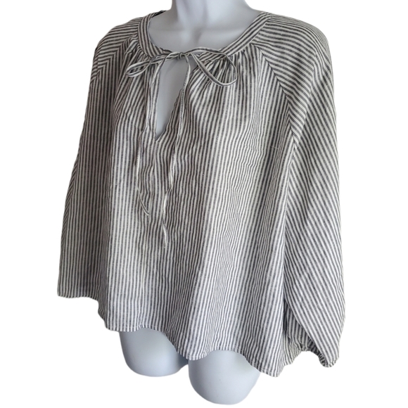 NEW A New Day Raglan Long Sleeve Tie-Front Top - Picture 2 of 14